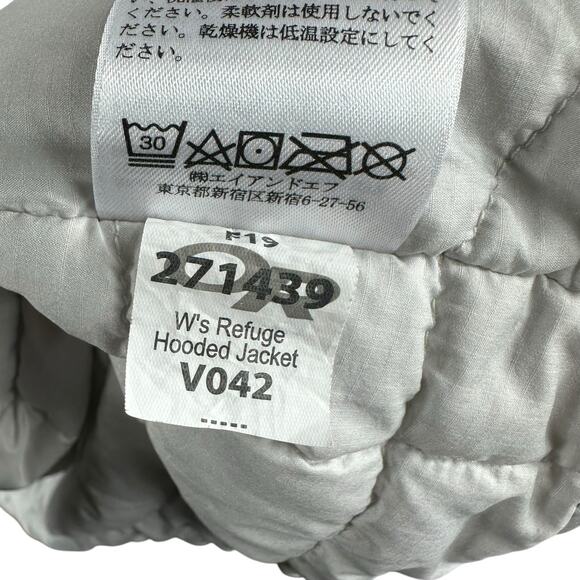 OUTDOOR RESEARCH Gray Refuge Hooded Insulated Jacket Women's Size XS Hiking - Picture 11 of 14